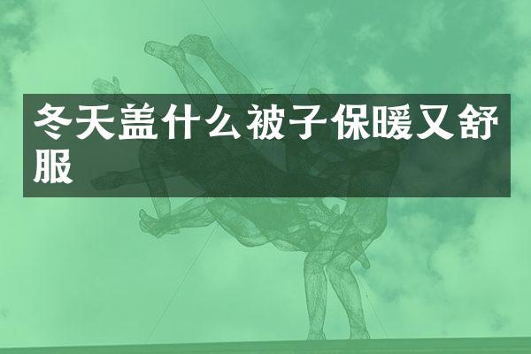冬天盖什么被子保暖又舒服