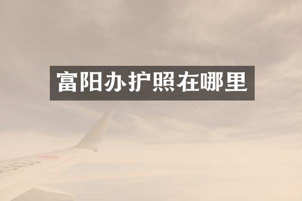 富阳办护照在哪里