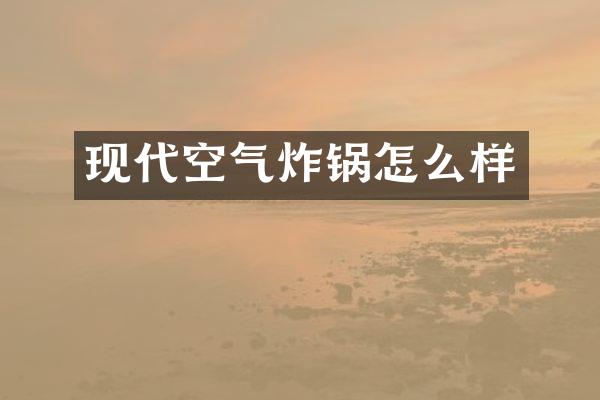 现代空气炸锅怎么样