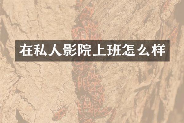 在私人影院上班怎么样