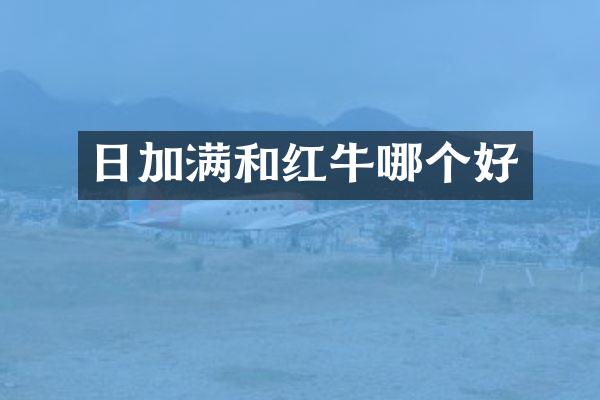 日加满和红牛哪个好