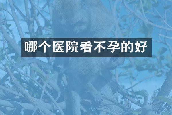 哪个医院看不孕的好