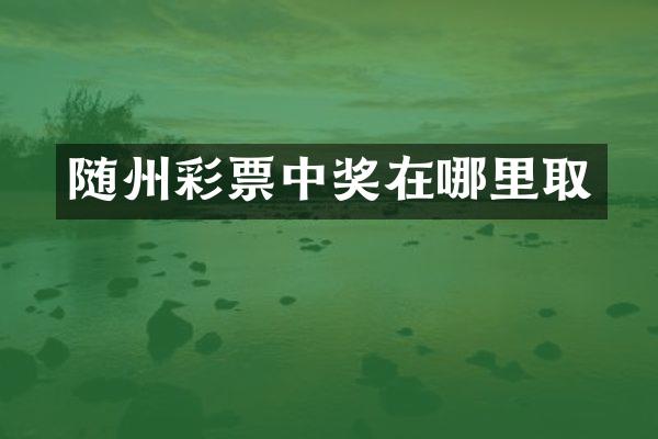 随州彩票中奖在哪里取
