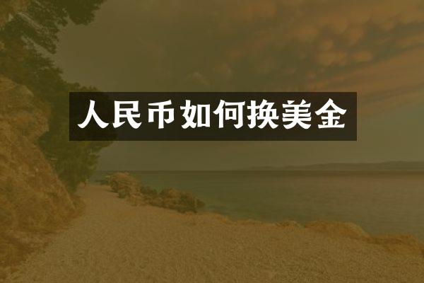 人民币如何换美金