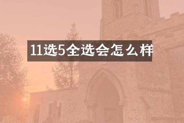 11选5全选会怎么样