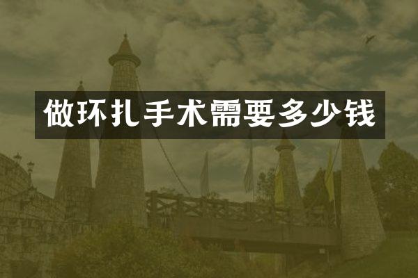 做环扎手术需要多少钱