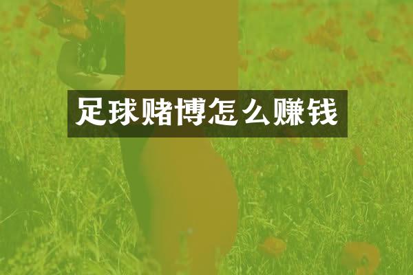 足球怎么赚钱