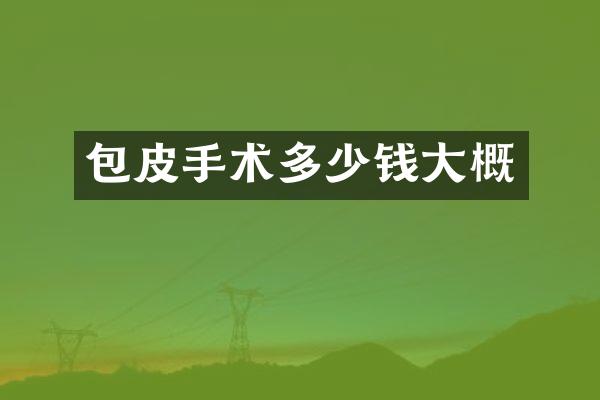 包皮手术多少钱大概