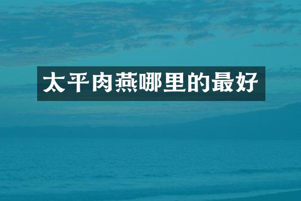 太平肉燕哪里的最好
