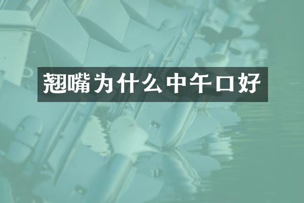 翘嘴为什么中午口好