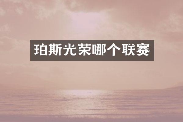 珀斯光荣哪个联赛