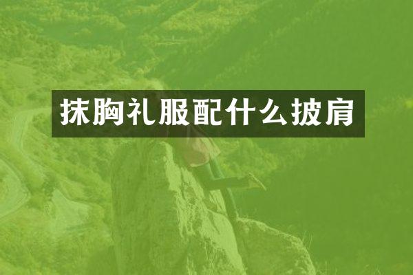抹胸礼服披肩