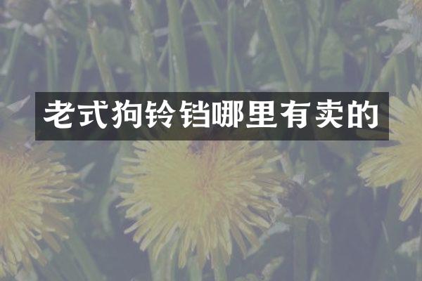 老式狗铃铛哪里有卖的