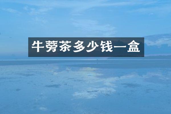 牛蒡茶多少钱一盒