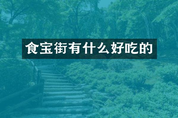 食宝街有什么好吃的