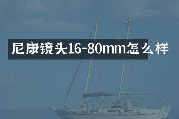 尼康镜头16-80mm怎么样