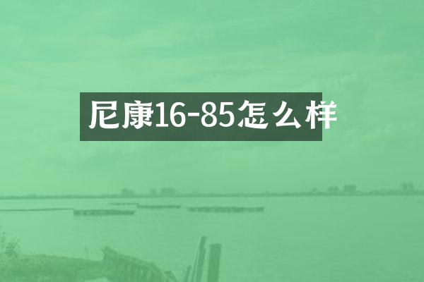 尼康16-85怎么样