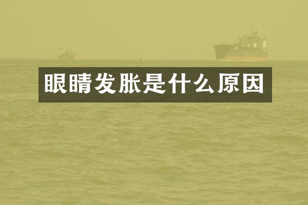 眼睛发胀是什么原因