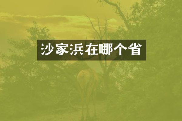 沙家浜在哪个省