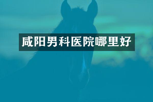咸阳男科医院哪里好