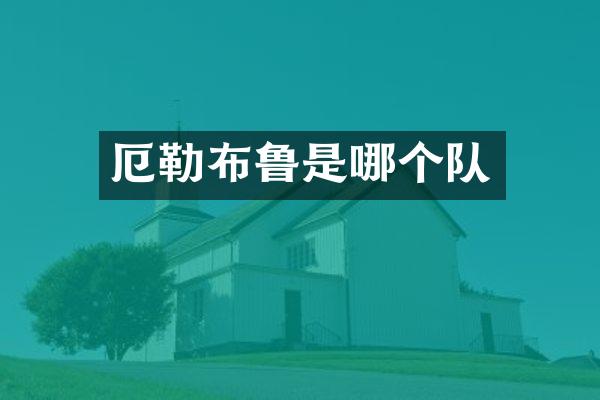 厄勒布鲁是哪个队