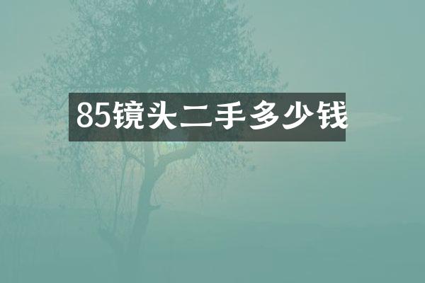 85镜头二手多少钱
