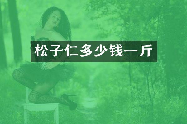 松子仁多少钱一斤
