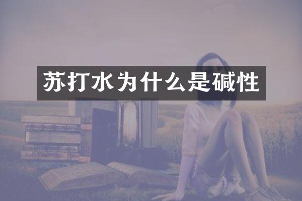 苏打水为什么是碱性