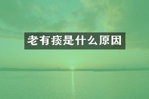 老有痰是什么原因