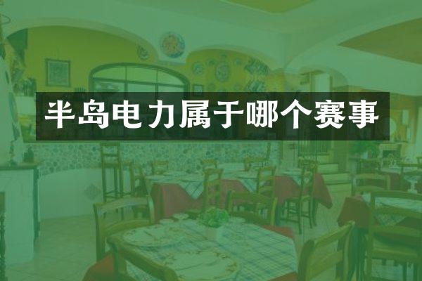 半岛电力属于哪个赛事