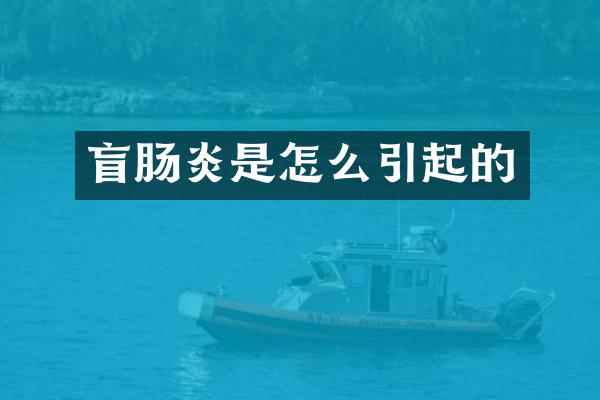 盲肠炎是怎么引起的