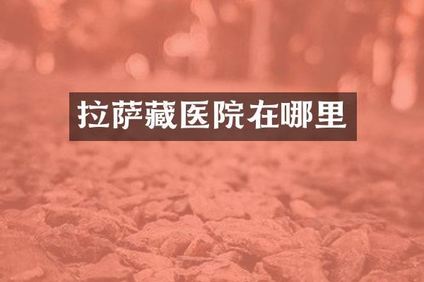 拉萨藏医院在哪里