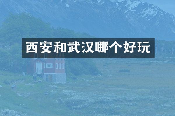 西安和武汉哪个好玩