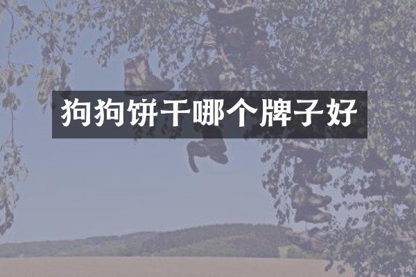 狗狗饼干哪个牌子好