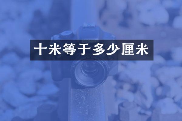 十米等于多少厘米
