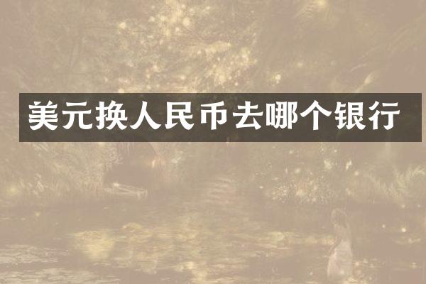 美元换人民币去哪个银行