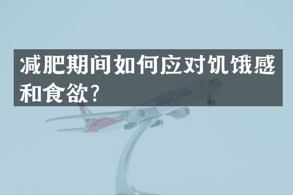 减肥期间如何应对饥饿感和食欲？