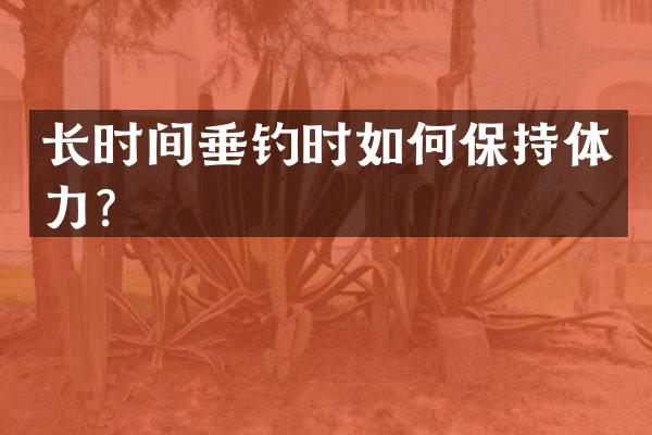 长时间垂钓时如何保持体力？
